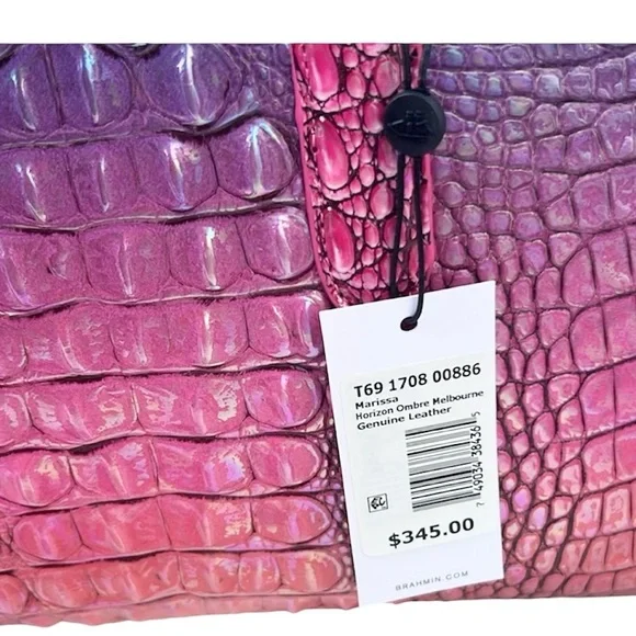 NWT Brahmin Marissa Horizon Ombré Melbourne Satchel $345 - Picture 4 of 4